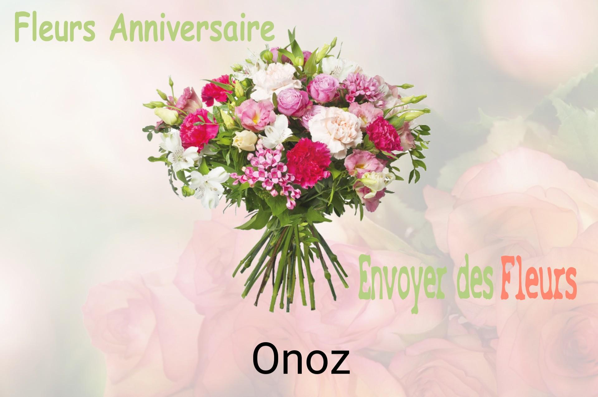 Bouquet de fleurs d’anniversaire livré à Onoz